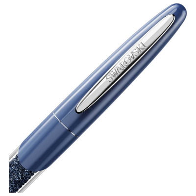 עט Crystaline עם קריסטלים כחולים של Swarovski