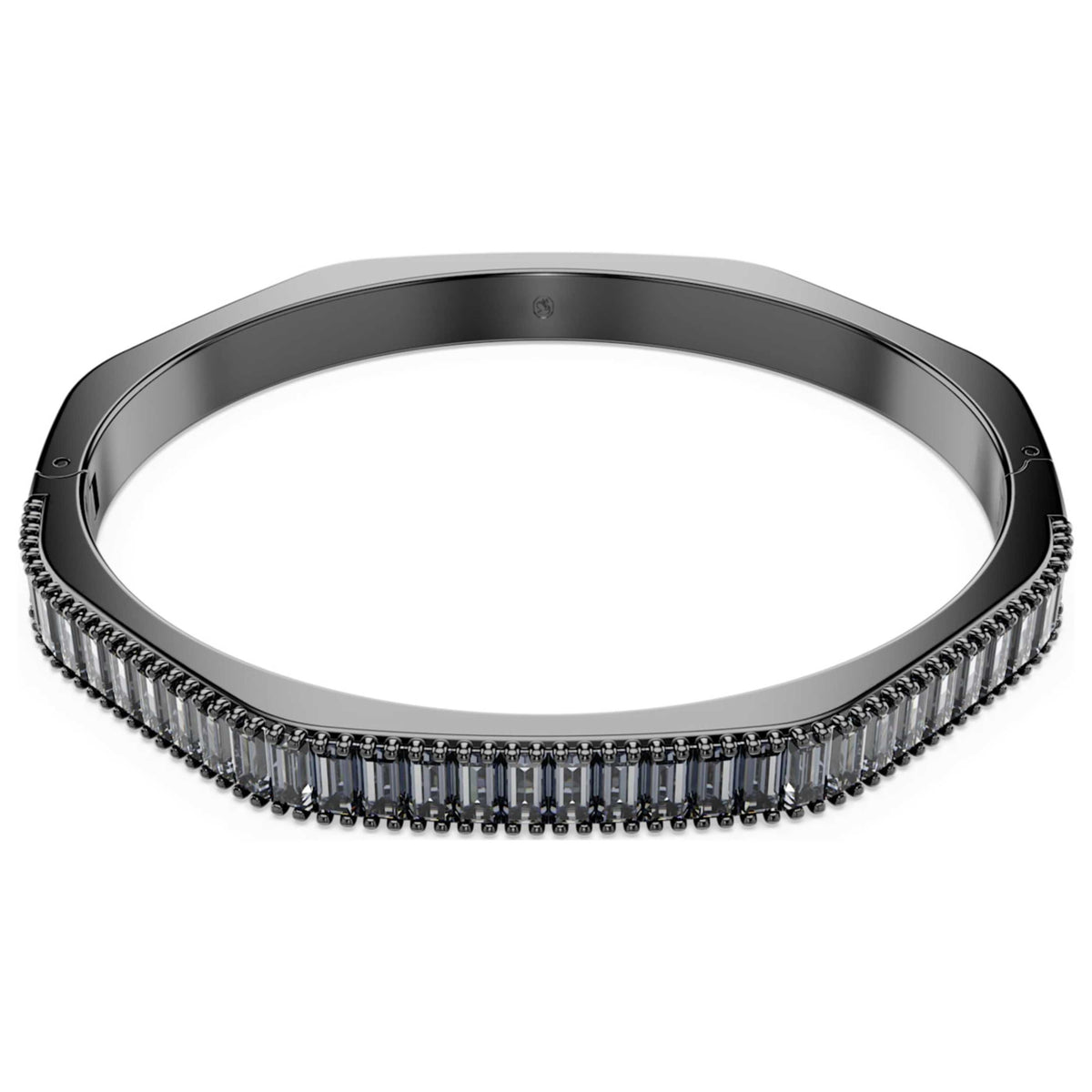 צמיד קשיח Matrix עם קריסטלים אפורים של Swarovski