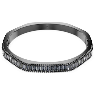 צמיד קשיח Matrix עם קריסטלים אפורים של Swarovski