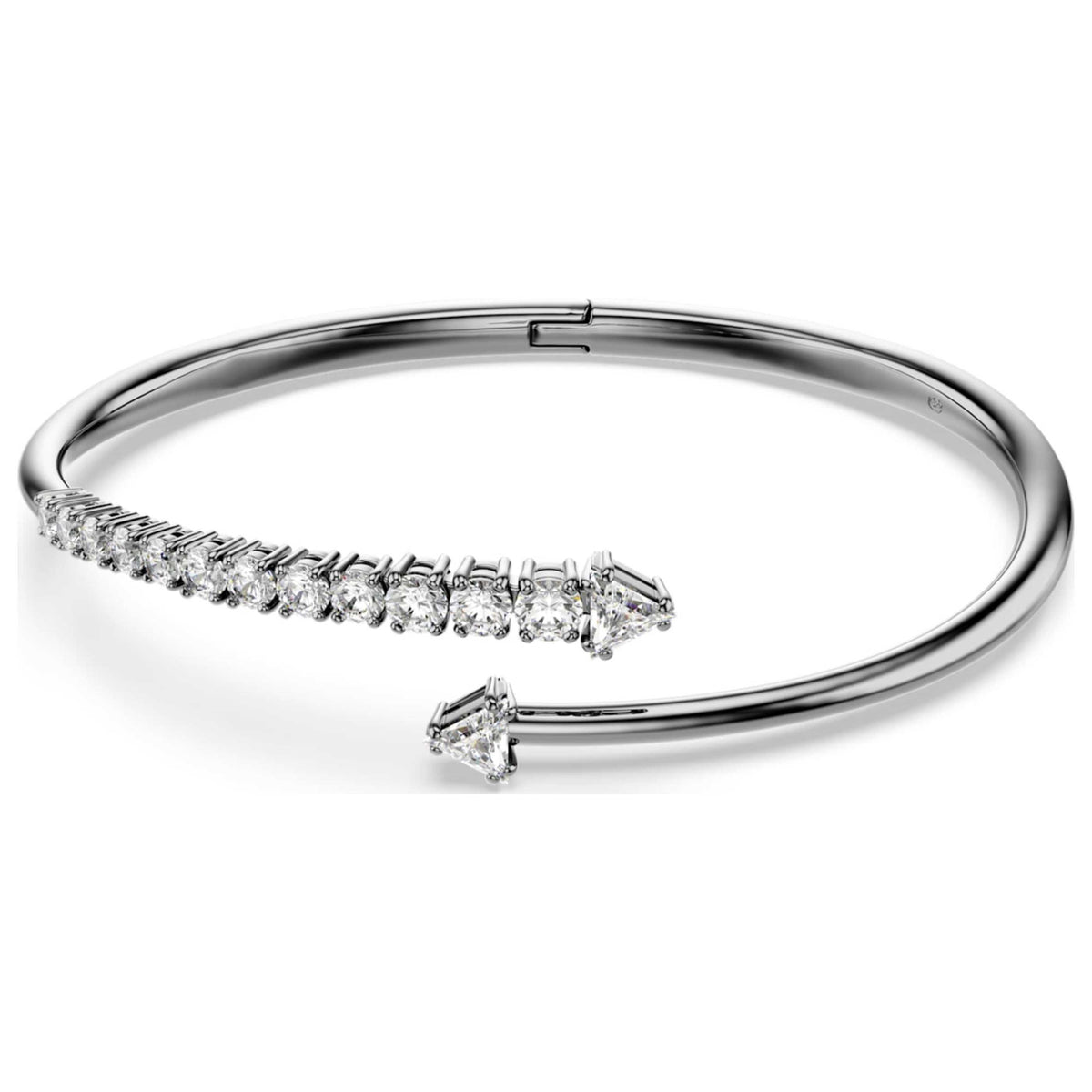 צמיד קשיח Sublima עם קריסטלים לבנים של Swarovski
