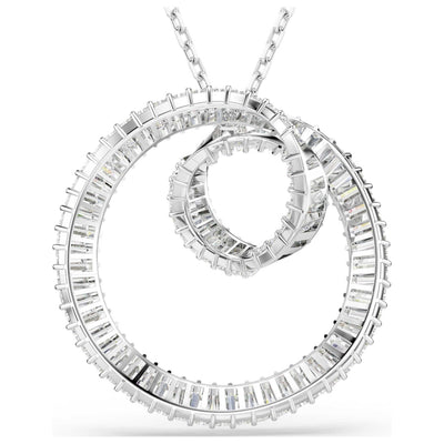 שרשרת Matrix עם קריסטלים לבנים של Swarovski