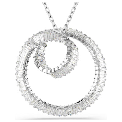 שרשרת Matrix עם קריסטלים לבנים של Swarovski