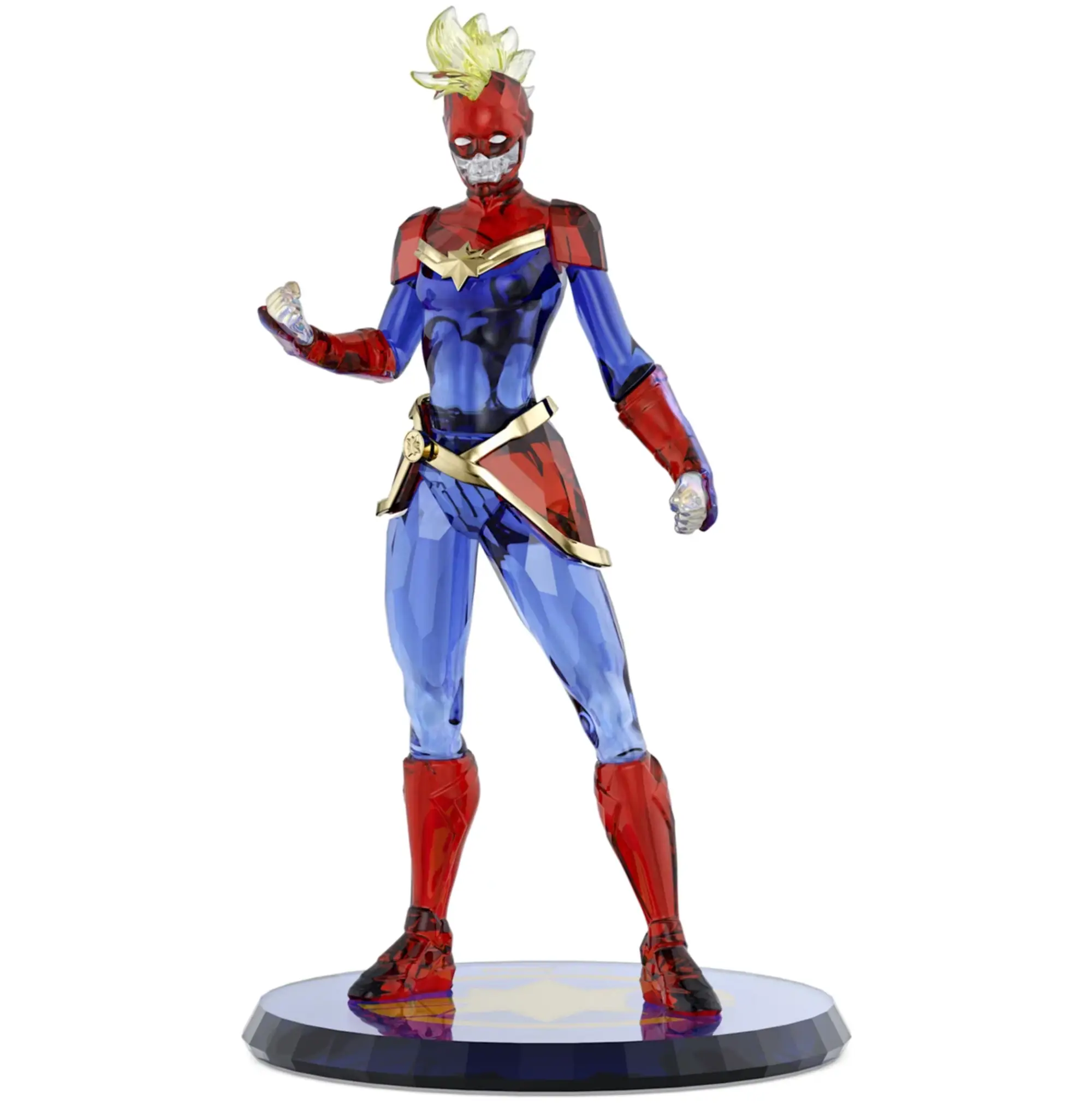 פסלון קריסטל Marvel: Captain Marvel בצבע רב־צבעוני של Swarovski