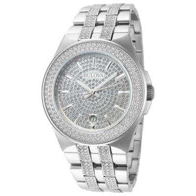 שעון לגבר Crystal של Bulova, קוורץ, 40 מ״מ