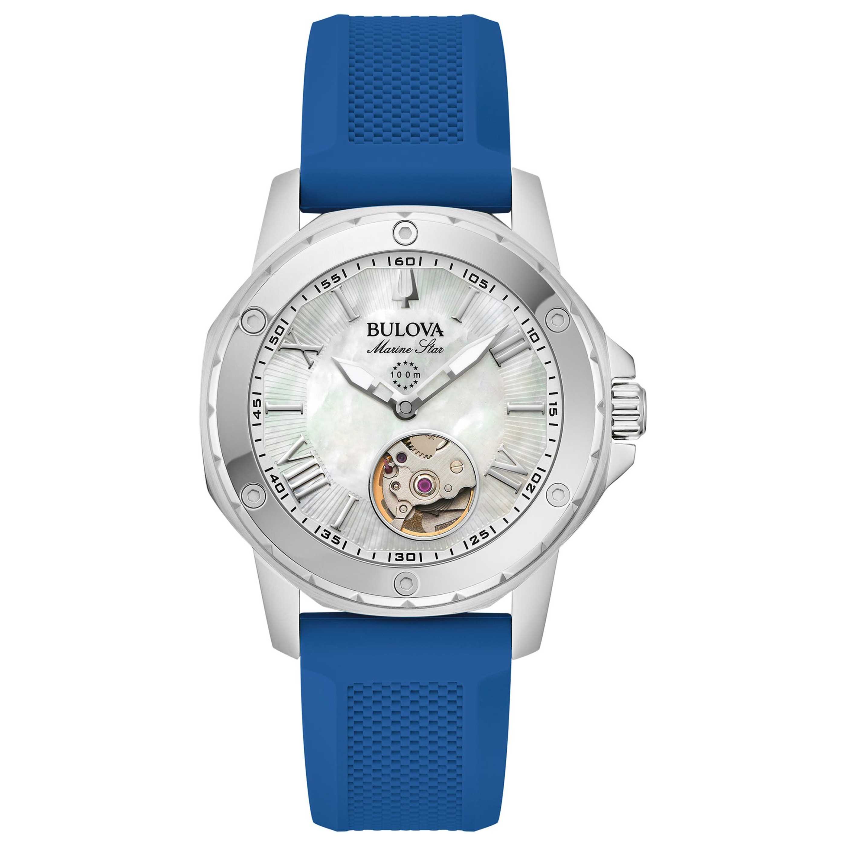 שעון לאישה Marine Star של Bulova, אוטומטי, 35 מ״מ