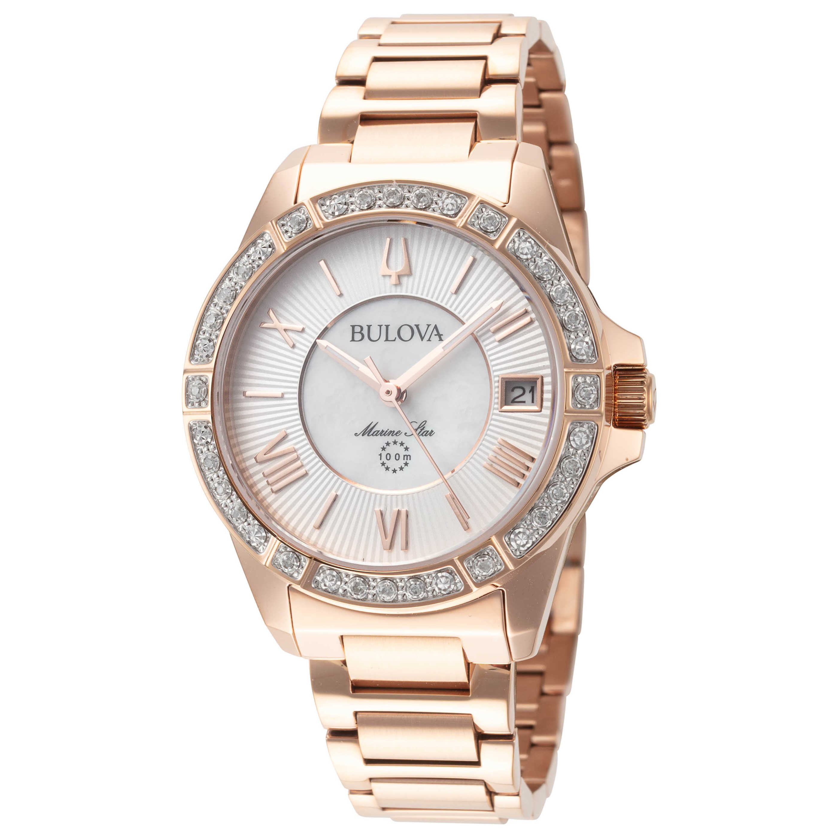 שעון לאישה Marine Star של Bulova, קוורץ, 32 מ״מ