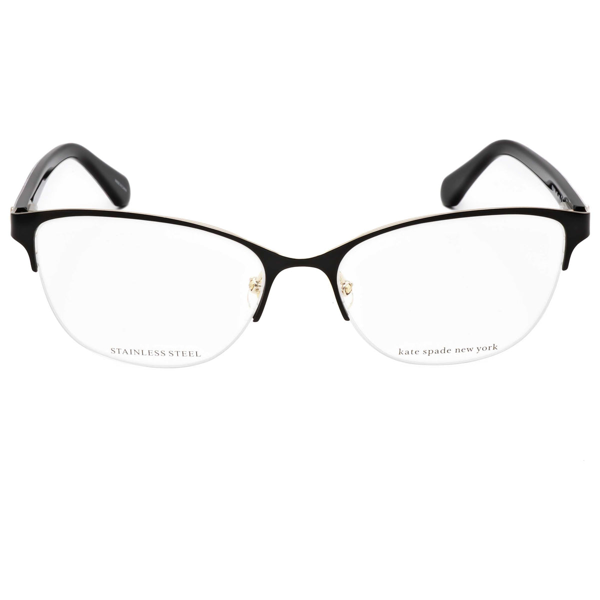 משקפי ראייה Kate Spade דגם Adalina לנשים 53 מ״מ בצבע שחור מט זהב