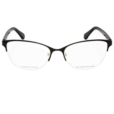 משקפי ראייה Kate Spade דגם Adalina לנשים 53 מ״מ בצבע שחור מט זהב
