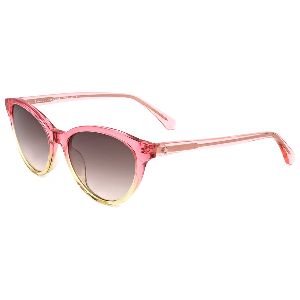 משקפי שמש Kate Spade דגם Adeline לנשים 55 מ״מ בצבע ורוד Shaded צהוב