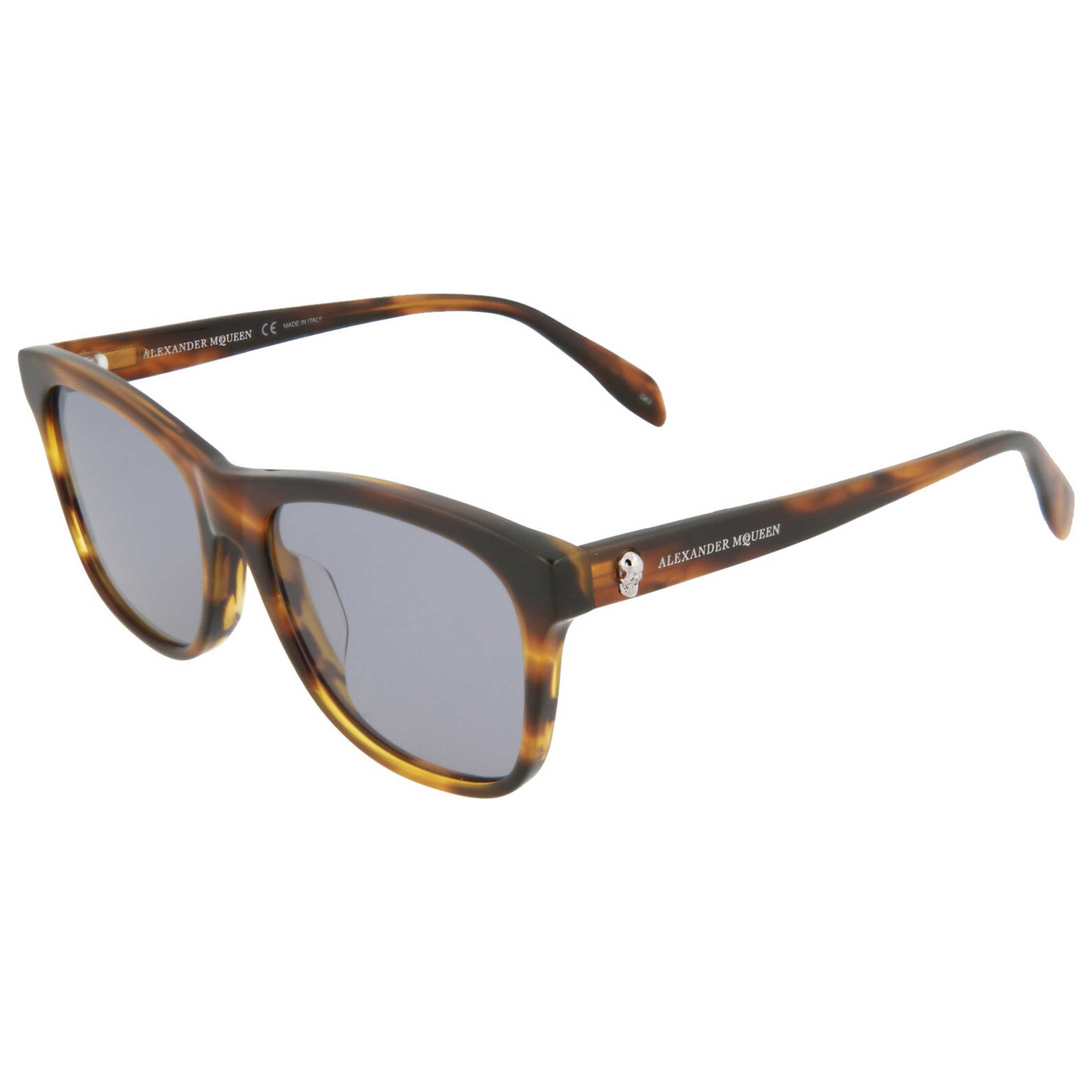 משקפי שמש Alexander McQueen דגם Am0158S יוניסקס 54 מ״מ בצבע צהוב