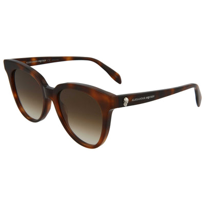 משקפי שמש Alexander McQueen דגם Am0159S לנשים 53 מ״מ בצבע הוואנה