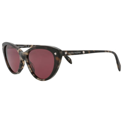 משקפי שמש Alexander McQueen דגם Am0189S לנשים 55 מ״מ בצבע הוואנה