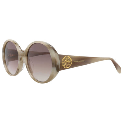 משקפי שמש Alexander McQueen דגם Am0285S לנשים 57 מ״מ בצבע Ivory
