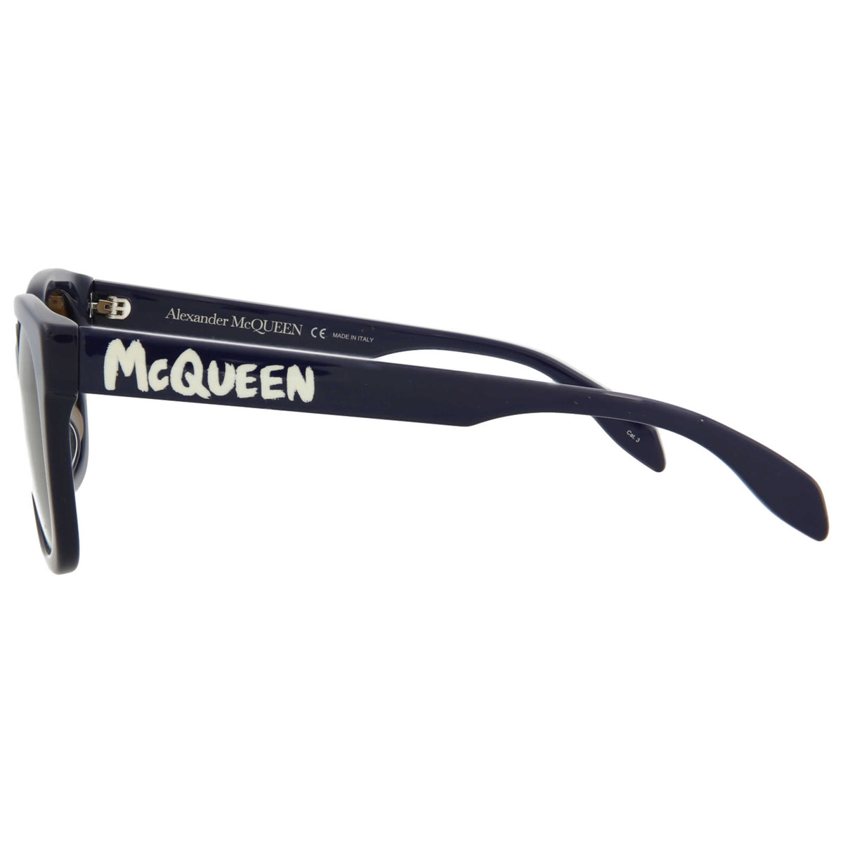 משקפי שמש Alexander McQueen דגם Core לגברים 53 מ״מ בצבע כחול