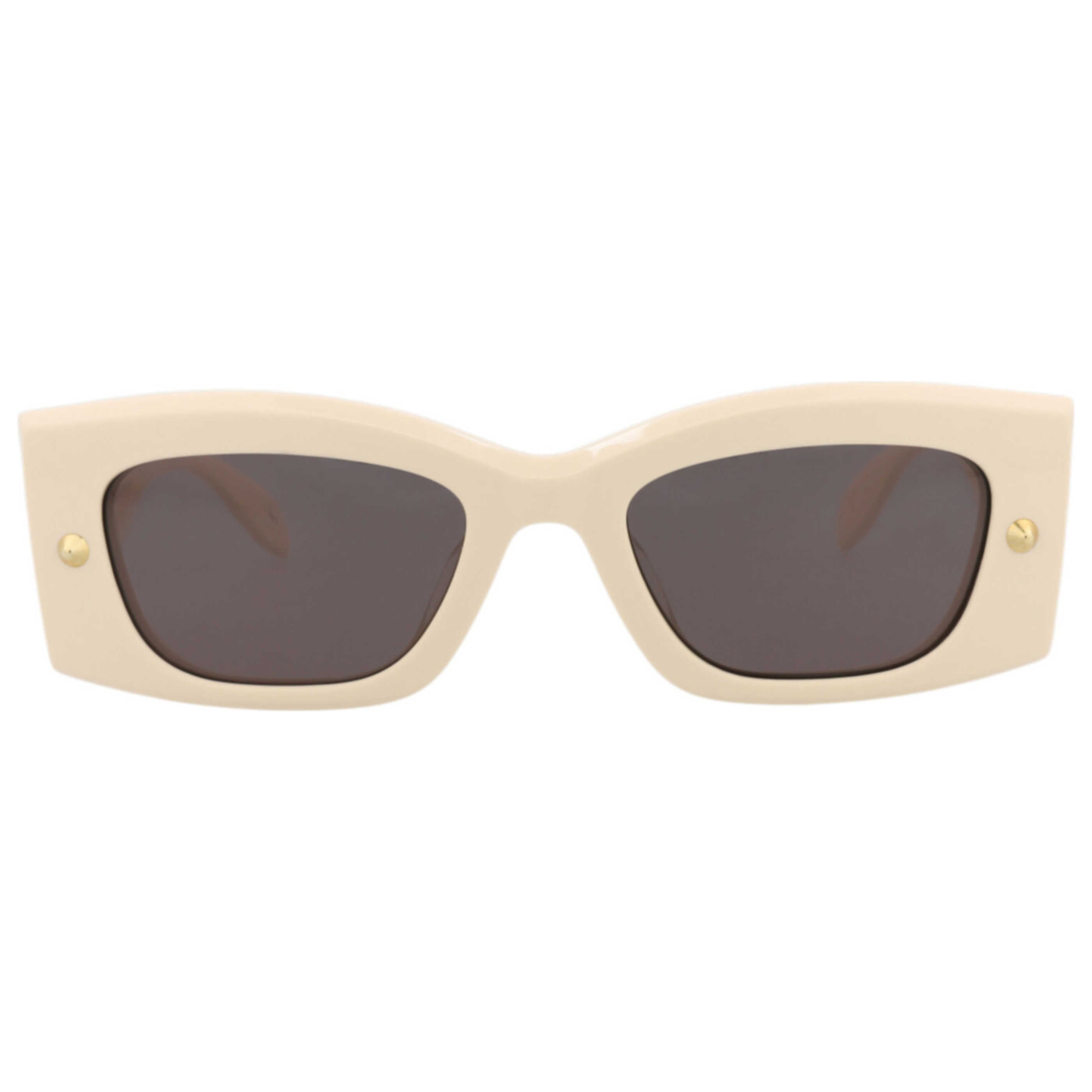 משקפי שמש Alexander McQueen דגם Am0426S יוניסקס 51 מ״מ בצבע Ivory