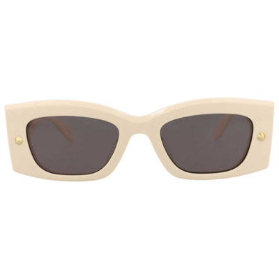 משקפי שמש Alexander McQueen דגם Am0426S יוניסקס 51 מ״מ בצבע Ivory