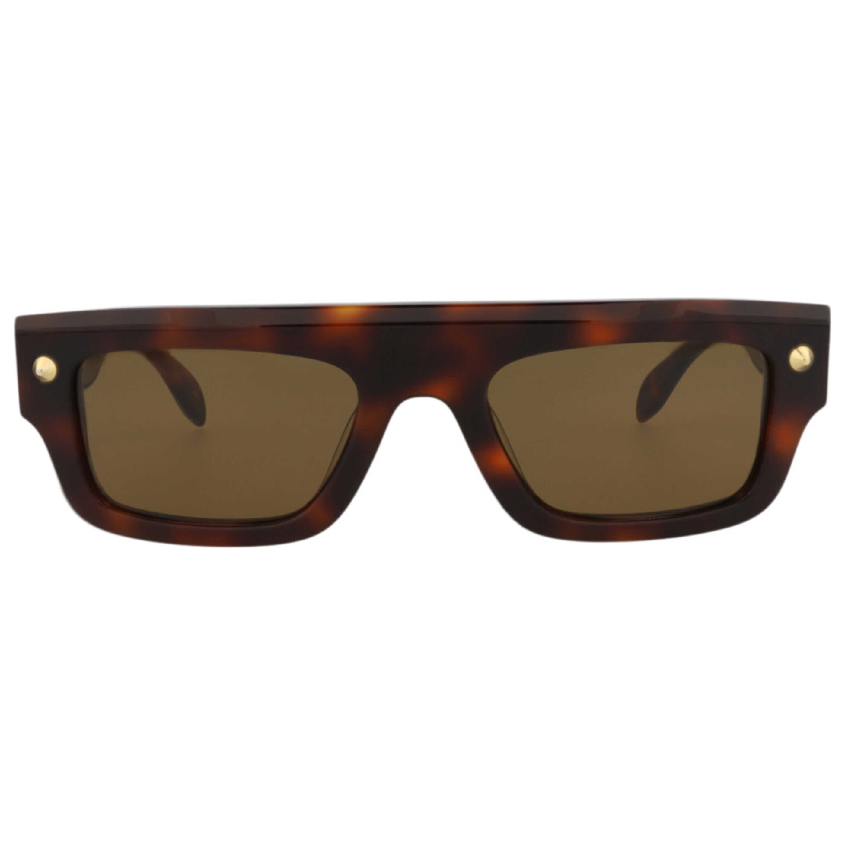 משקפי שמש Alexander McQueen דגם Am0427S יוניסקס 52 מ״מ בצבע הוואנה