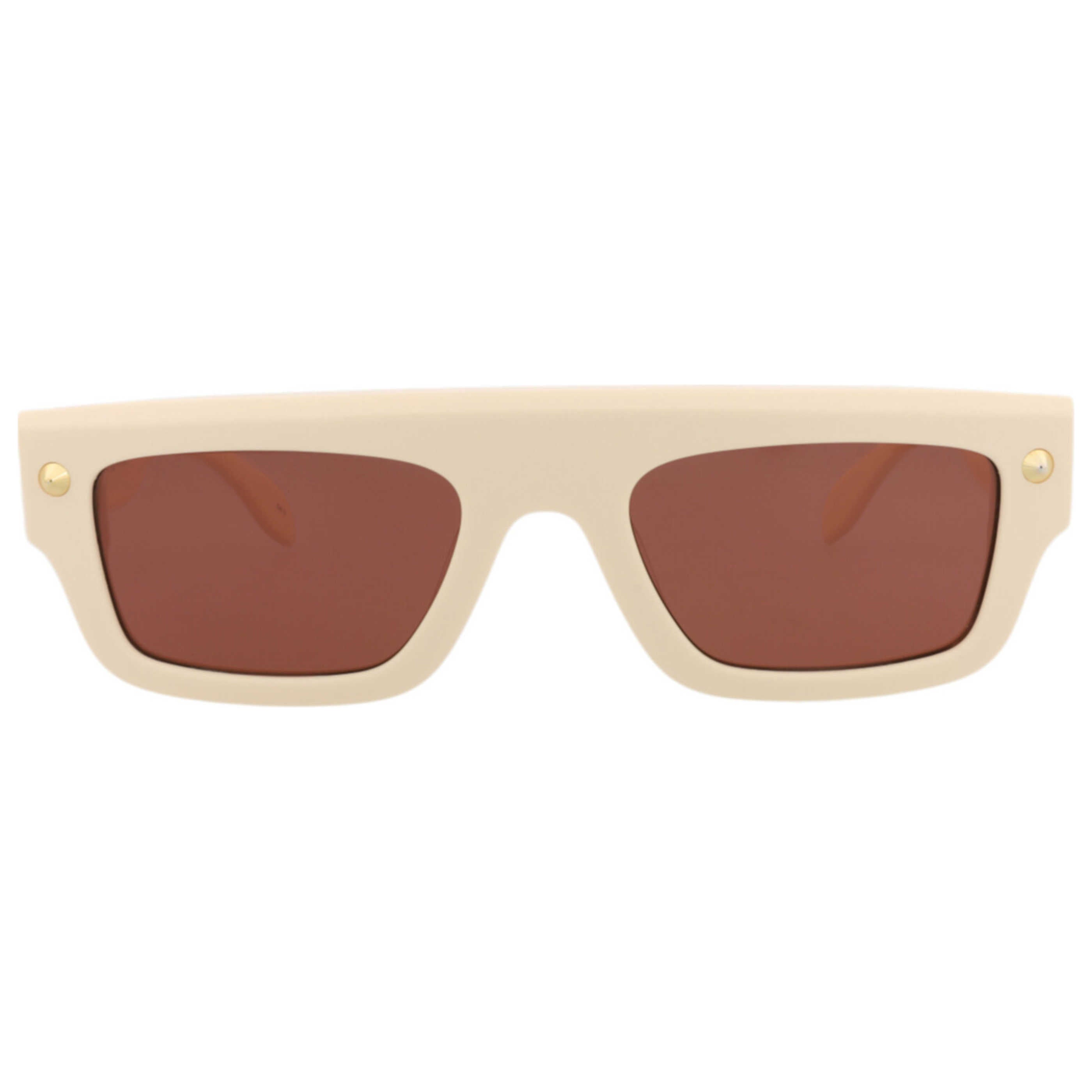 משקפי שמש Alexander McQueen דגם Am0427S יוניסקס 52 מ״מ בצבע Ivory