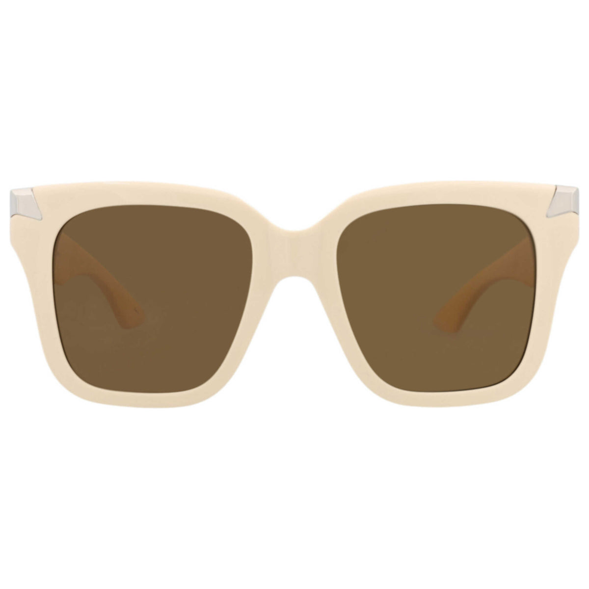 משקפי שמש Alexander McQueen דגם Am0440S לנשים 53 מ״מ בצבע Ivory