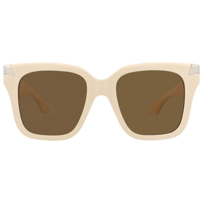 משקפי שמש Alexander McQueen דגם Am0440S לנשים 53 מ״מ בצבע Ivory