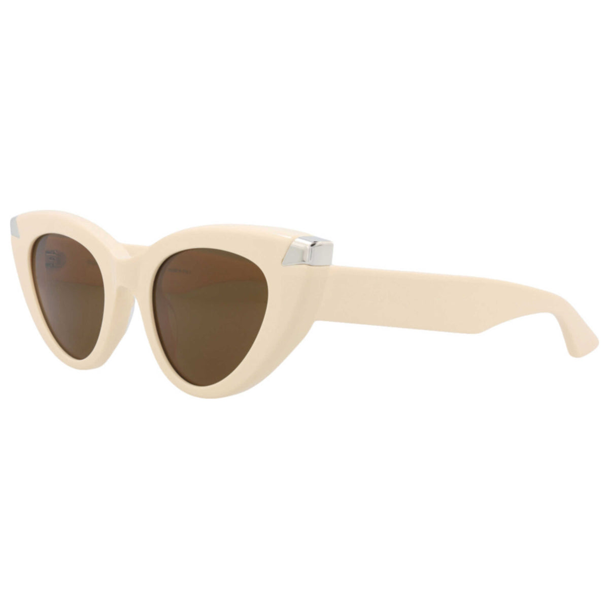 משקפי שמש Alexander McQueen דגם Am0442S לנשים 50 מ״מ בצבע Ivory