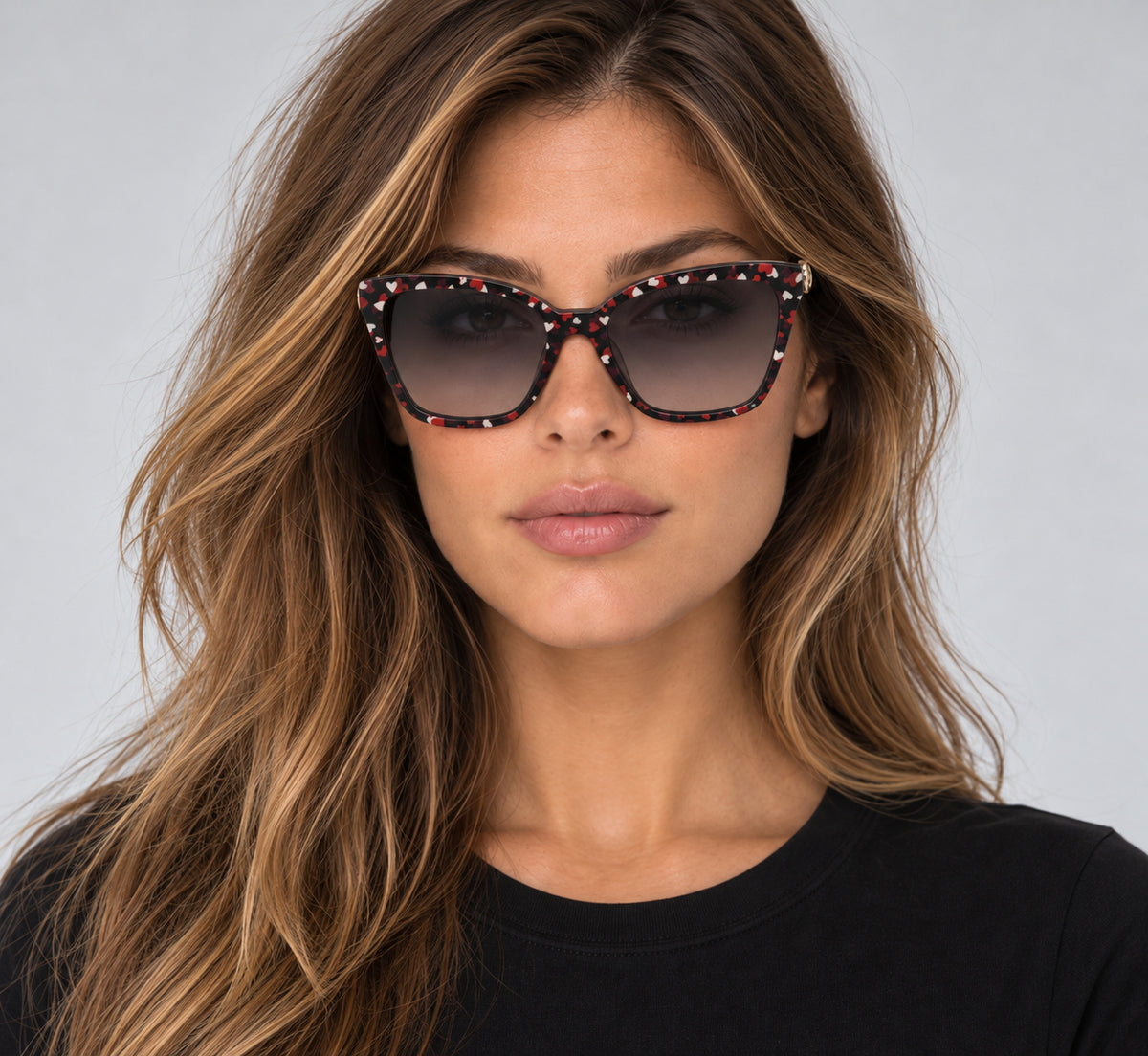 משקפי שמש Kate Spade דגם Amiyah לנשים 56 מ״מ בצבע רב־צבעוני