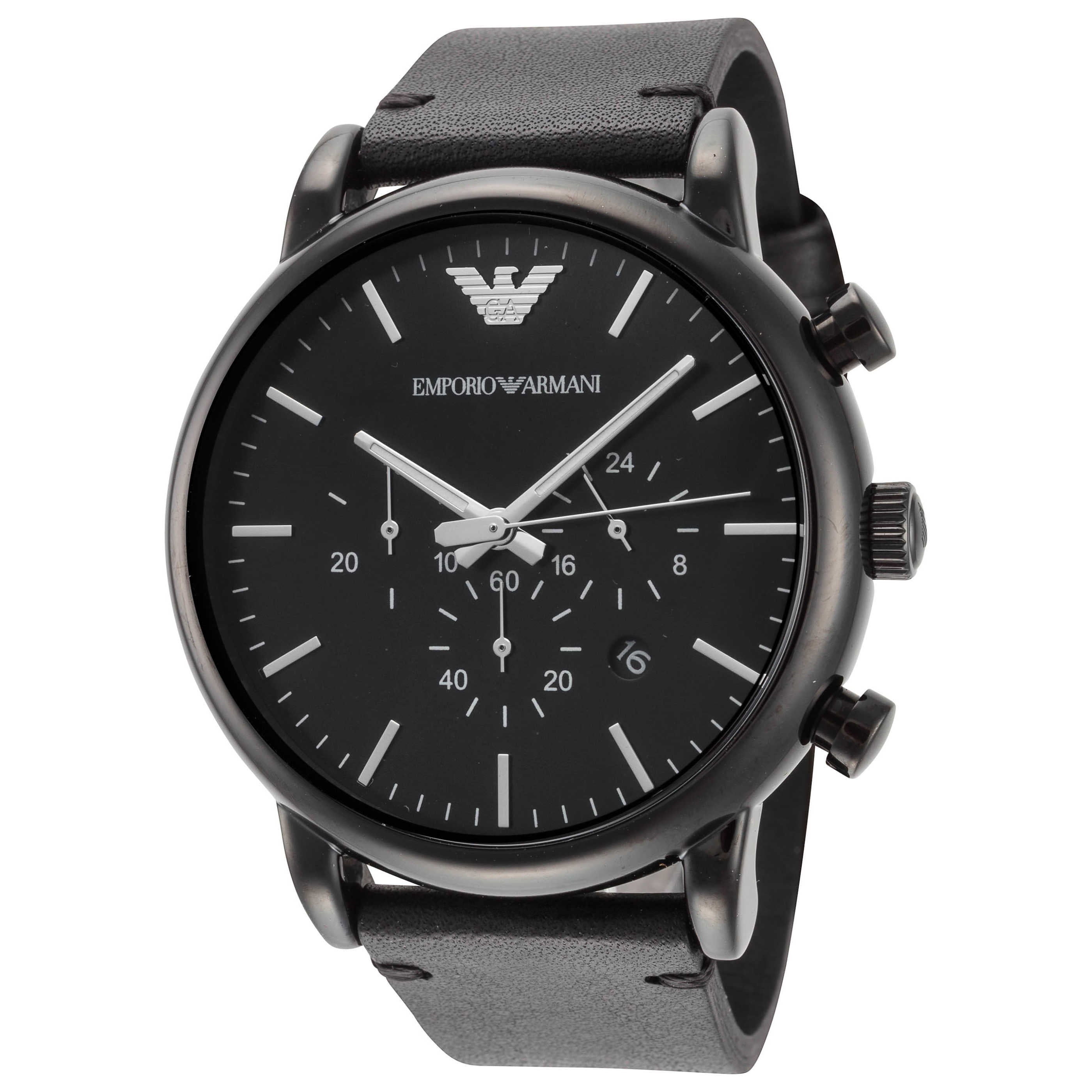 שעון Emporio Armani דגם Classic לגברים 46 מ״מ כרונוגרף קוורץ