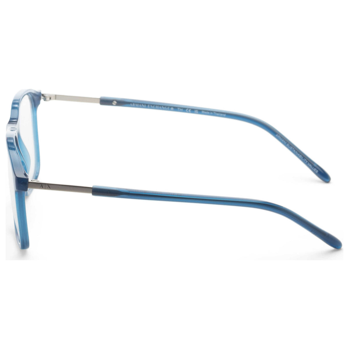 משקפי ראייה Armani Exchange דגם AX3131-8395-54 לגברים 54 מ״מ בצבע כחול אופל מבריק
