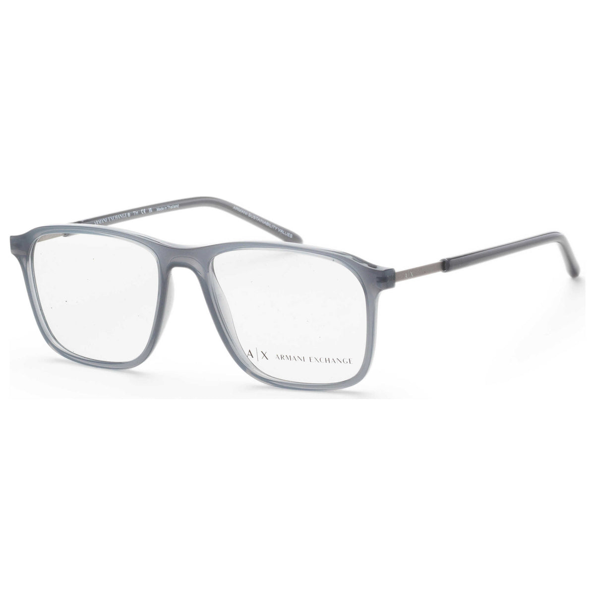 משקפי ראייה Armani Exchange דגם AX3131-8397-54 לגברים 54 מ״מ בצבע אפור אופל מבריק