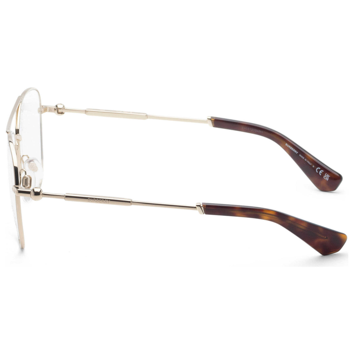 משקפי ראייה Burberry דגם Be1386 לגברים 55 מ״מ בצבע Light זהב