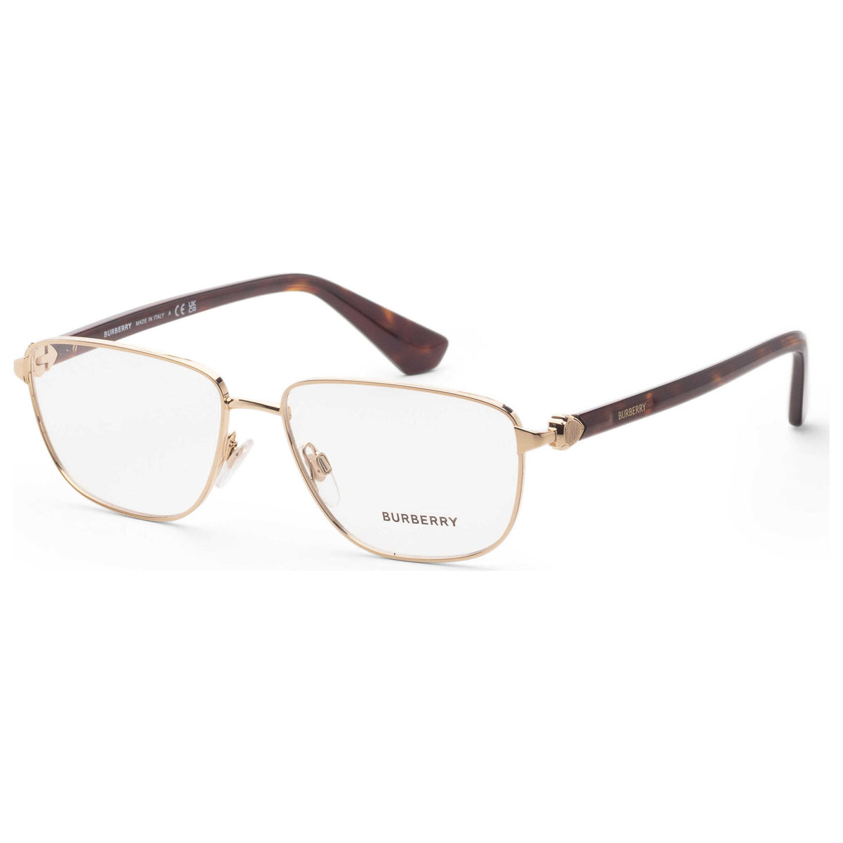משקפי ראייה Burberry דגם Be1393 לגברים 57 מ״מ בצבע Light זהב