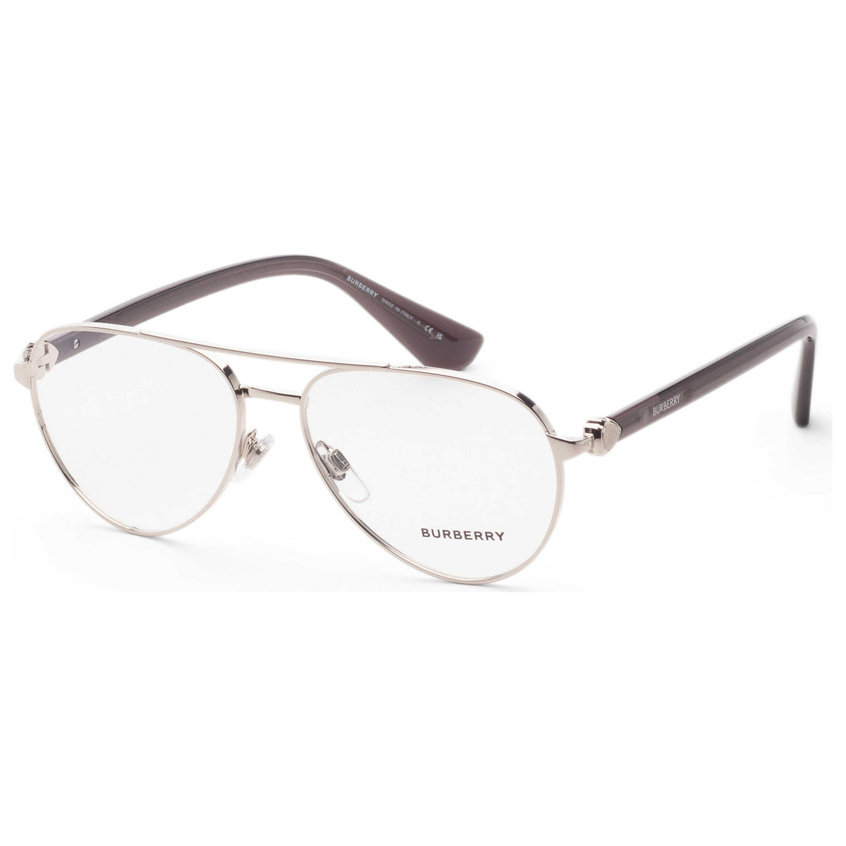 משקפי ראייה Burberry דגם Be1397 לגברים 55 מ״מ בצבע כסוף