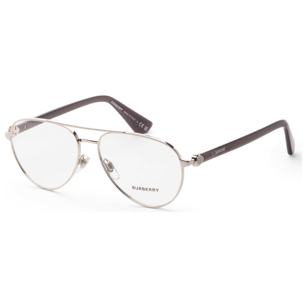 משקפי ראייה Burberry דגם Be1397 לגברים 57 מ״מ בצבע כסוף