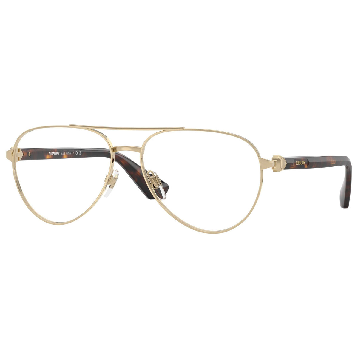 משקפי ראייה Burberry דגם Be1397 לגברים 55 מ״מ בצבע Light זהב