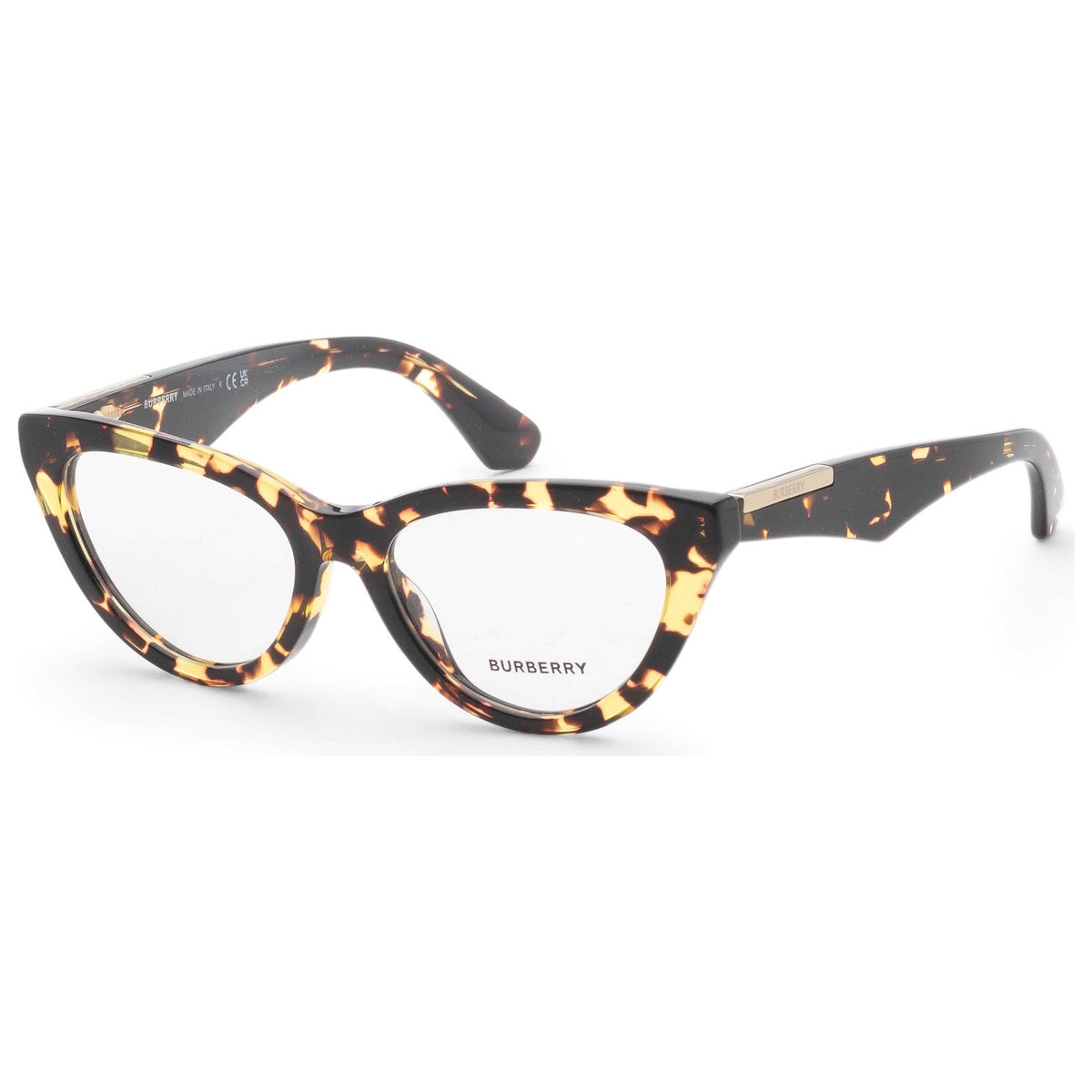 משקפי ראייה Burberry דגם Be2418U לנשים 53 מ״מ בצבע צהוב הוואנה
