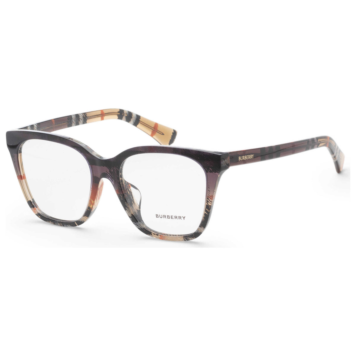 משקפי ראייה Burberry דגם Be2438F לנשים 53 מ״מ בצבע Checker Sand
