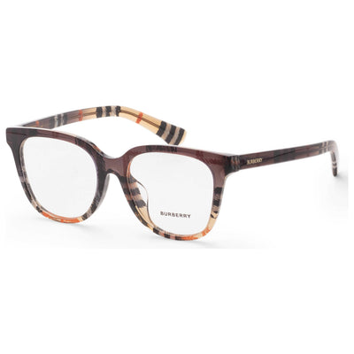 משקפי ראייה Burberry דגם Be2439F לנשים 52 מ״מ בצבע Checker חום