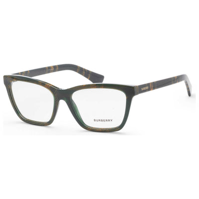 משקפי ראייה Burberry דגם Be2440 לנשים 54 מ״מ בצבע Checker ירוק
