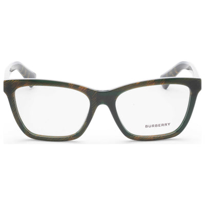 משקפי ראייה Burberry דגם Be2440 לנשים 54 מ״מ בצבע Checker ירוק
