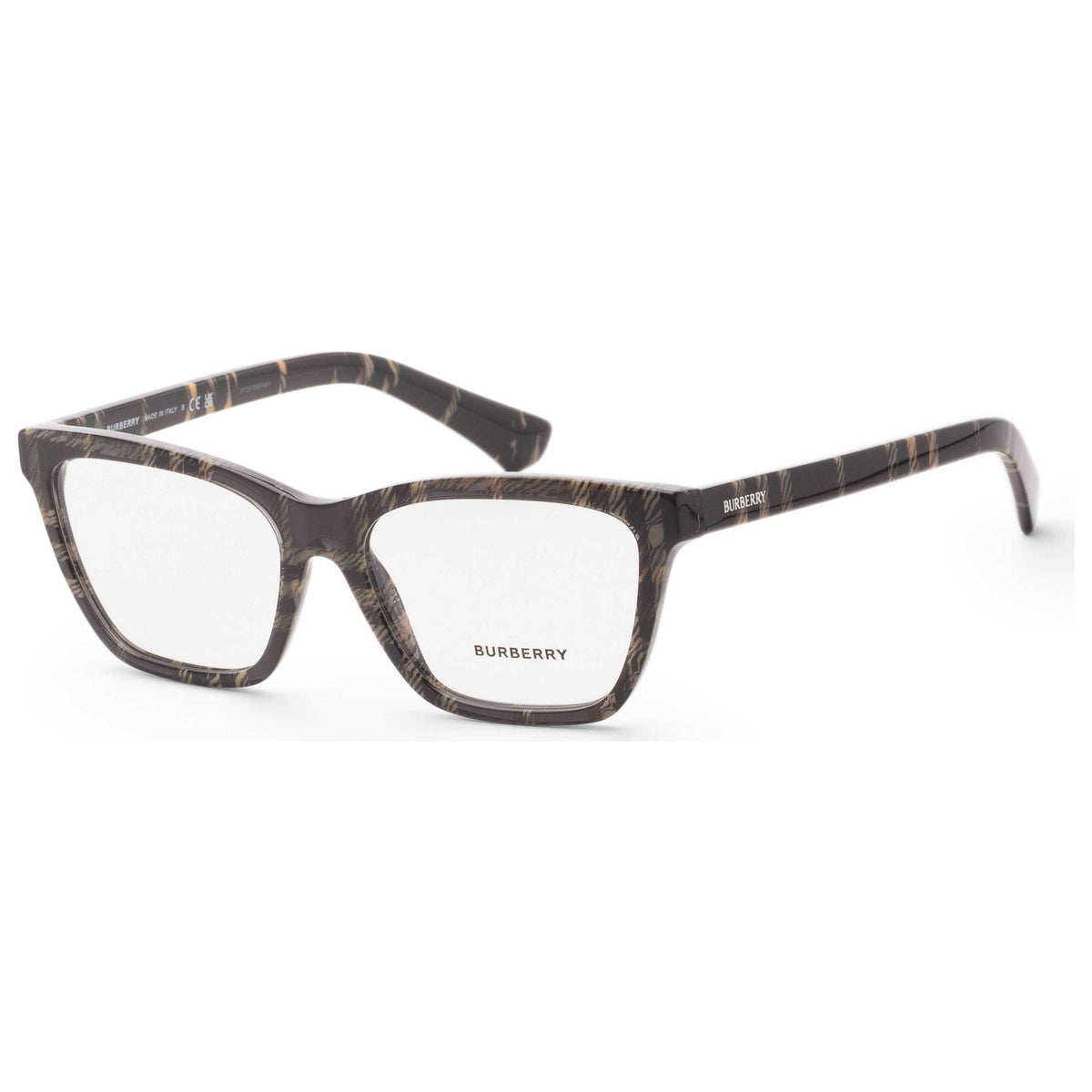 משקפי ראייה Burberry דגם Be2440 לנשים 54 מ״מ בצבע Checker שחור
