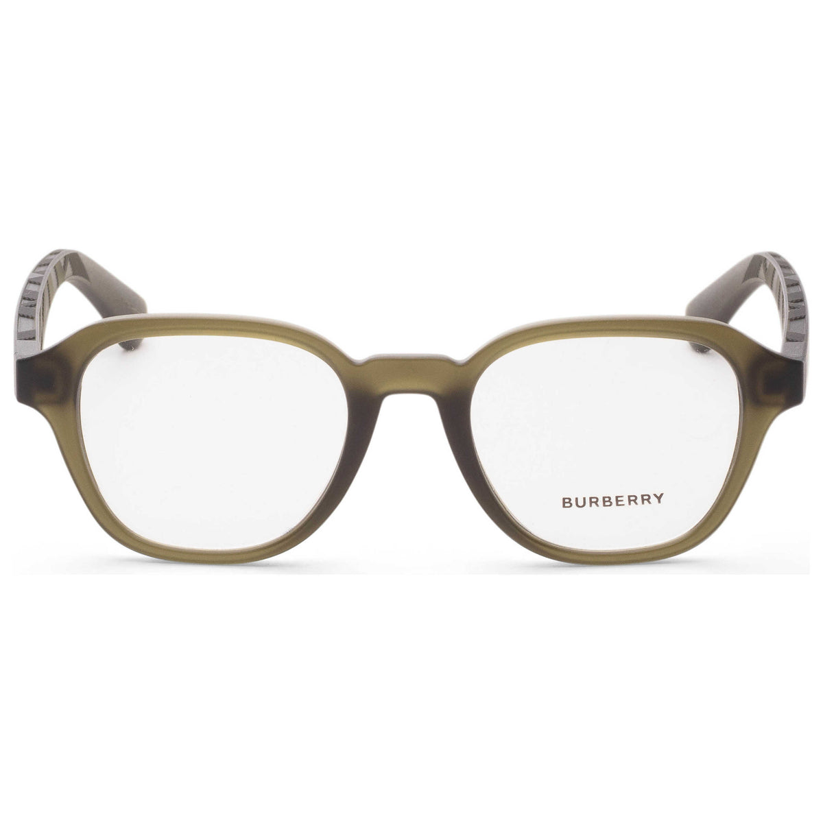 משקפי ראייה Burberry דגם Be2444U לגברים 49 מ״מ בצבע מט ירוק