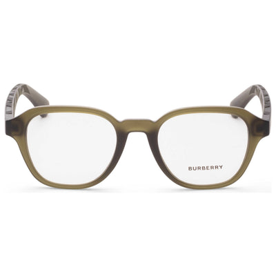 משקפי ראייה Burberry דגם Be2444U לגברים 49 מ״מ בצבע מט ירוק