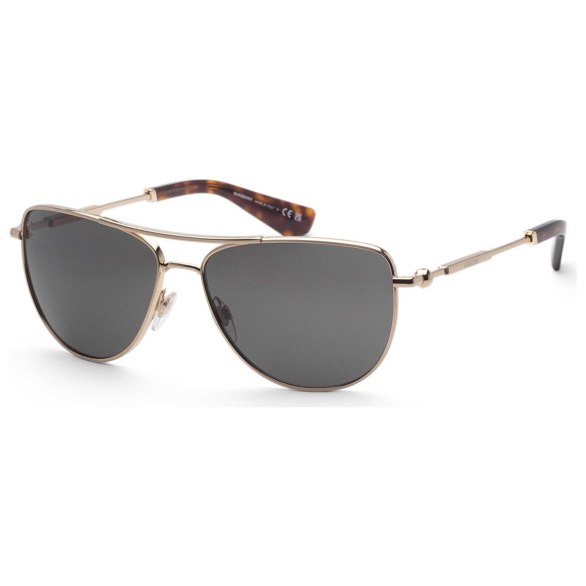 משקפי שמש Burberry דגם Be3149 לנשים 60 מ״מ בצבע Light זהב