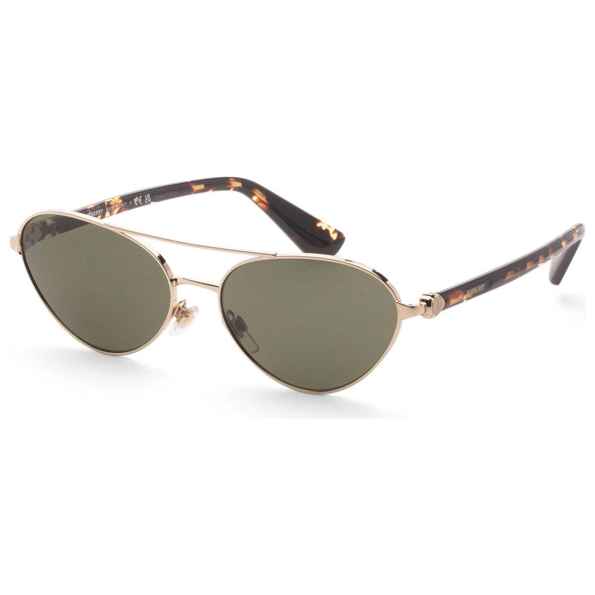 משקפי שמש Burberry דגם Be3165 לנשים 58 מ״מ בצבע Light זהב