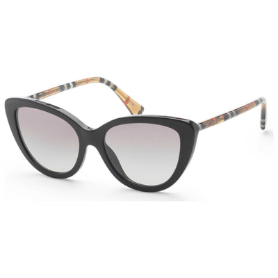 משקפי שמש Burberry דגם Be4457 יוניסקס 55 מ״מ בצבע שחור