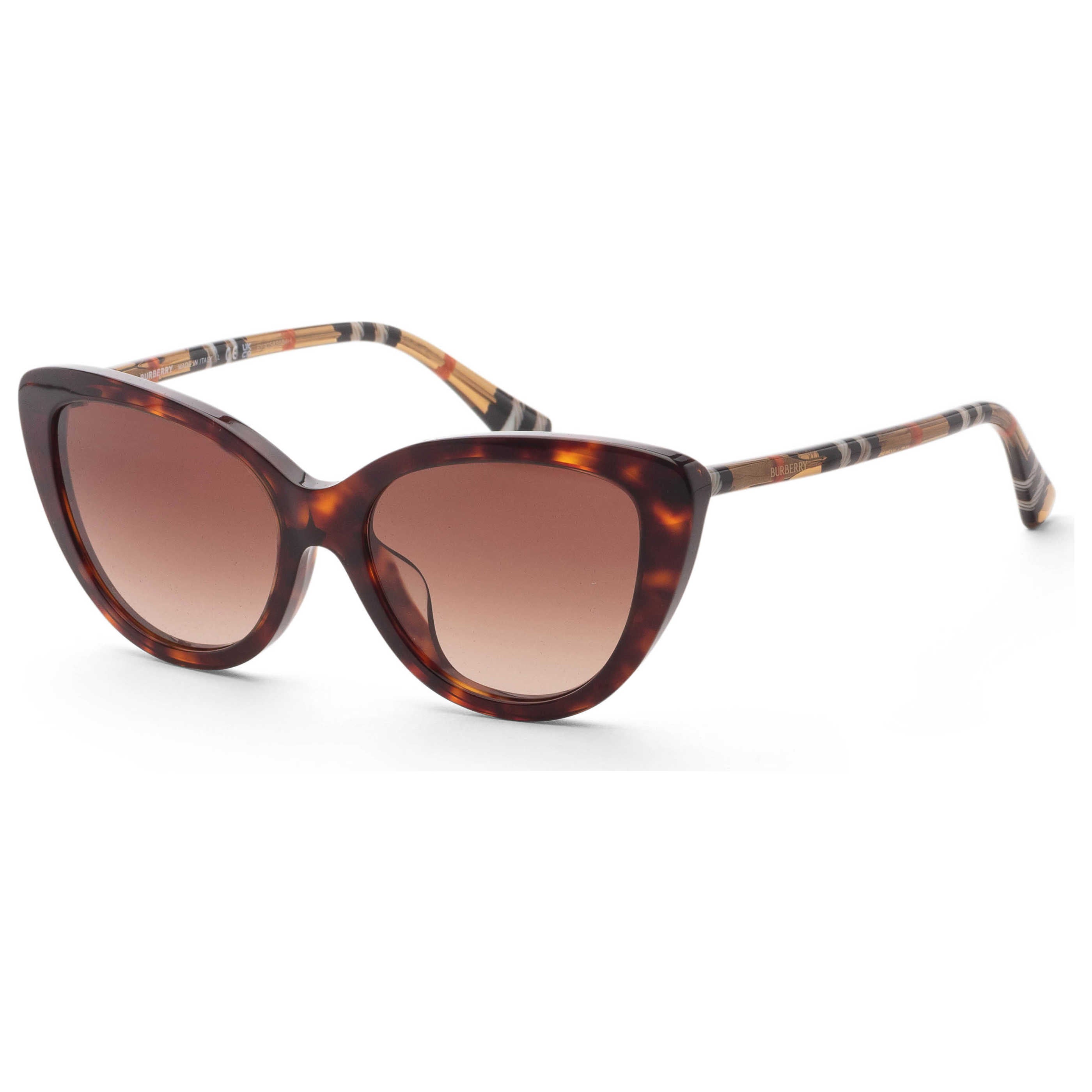 משקפי שמש Burberry דגם Be4457F יוניסקס 55 מ״מ בצבע הוואנה כהה