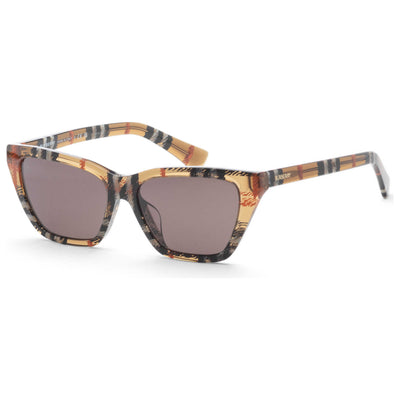 משקפי שמש Burberry דגם Be4468F לנשים 54 מ״מ בצבע Checker Sand