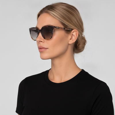 Burberry Women's 53mm Chcker Sand Sunglasses BE4469F-420211-53