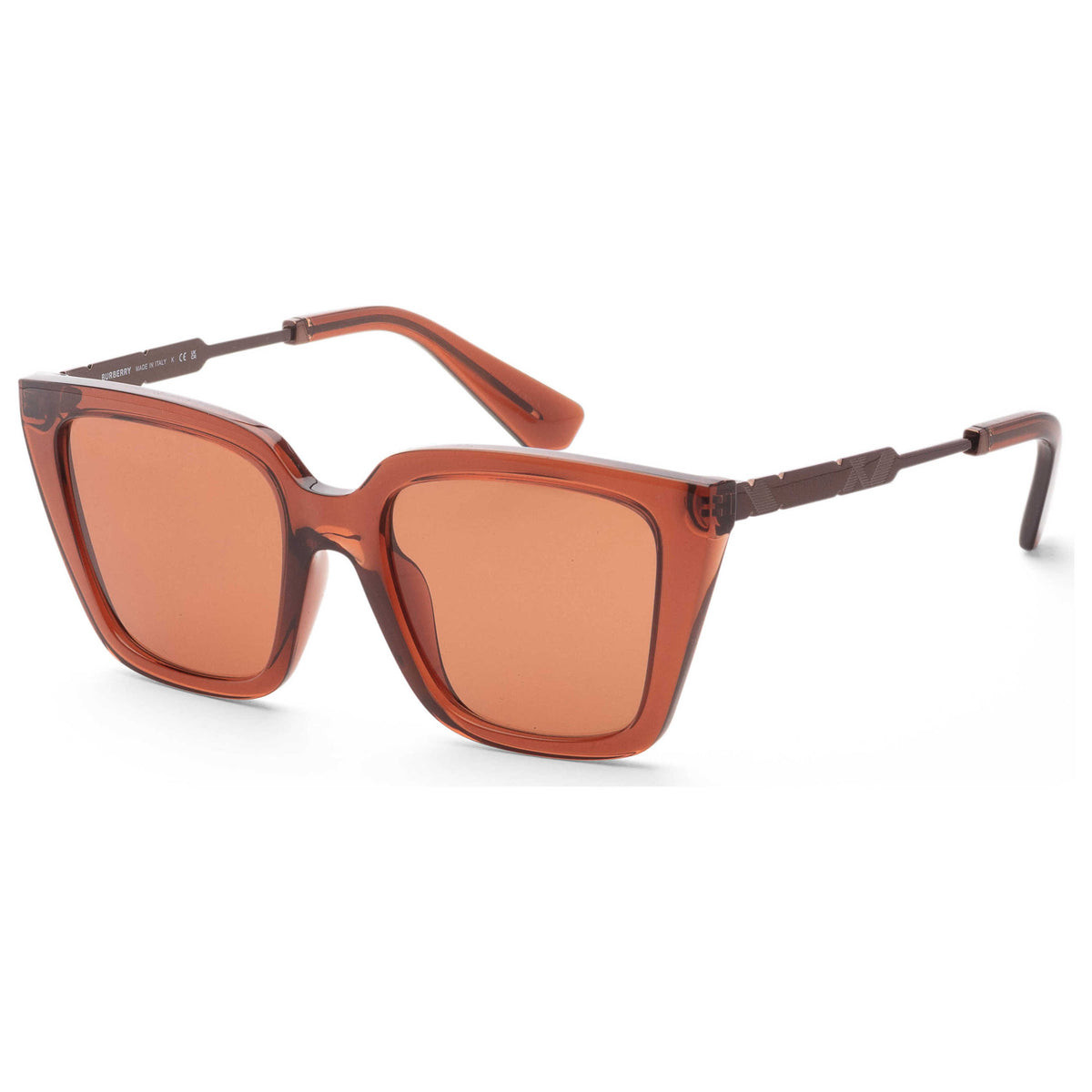 משקפי שמש Burberry דגם Be4473U לנשים 52 מ״מ בצבע Crystal חום
