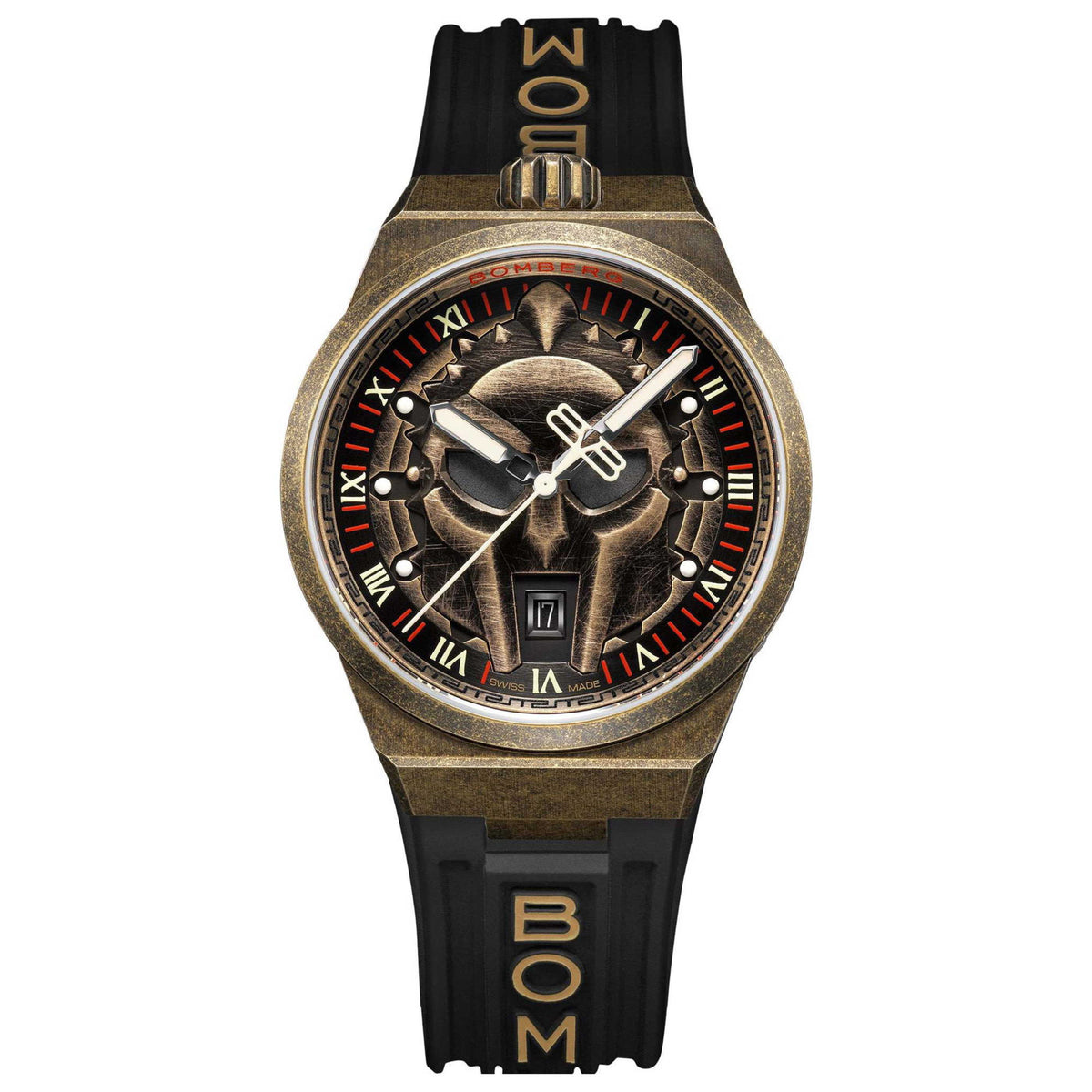 שעון Bomberg דגם BOLT-68 Neo Spartacus לגברים 43 מ״מ קוורץ